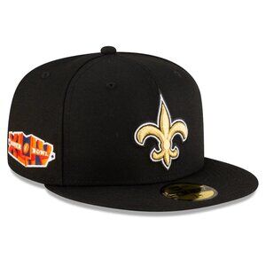 New Era x Politics New Orleans Saints NFL Origins 59FIFTY Fitted Hat NWT 7 7/8